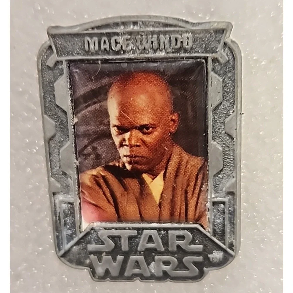 Vintage Disney Pin Star Wars Episode‎ III Collection MACE Windu UK release 98570